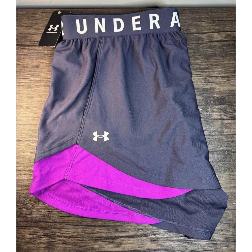 Under Armour Women's Navy Play Up Shorts 3.0- 2X- NWT!